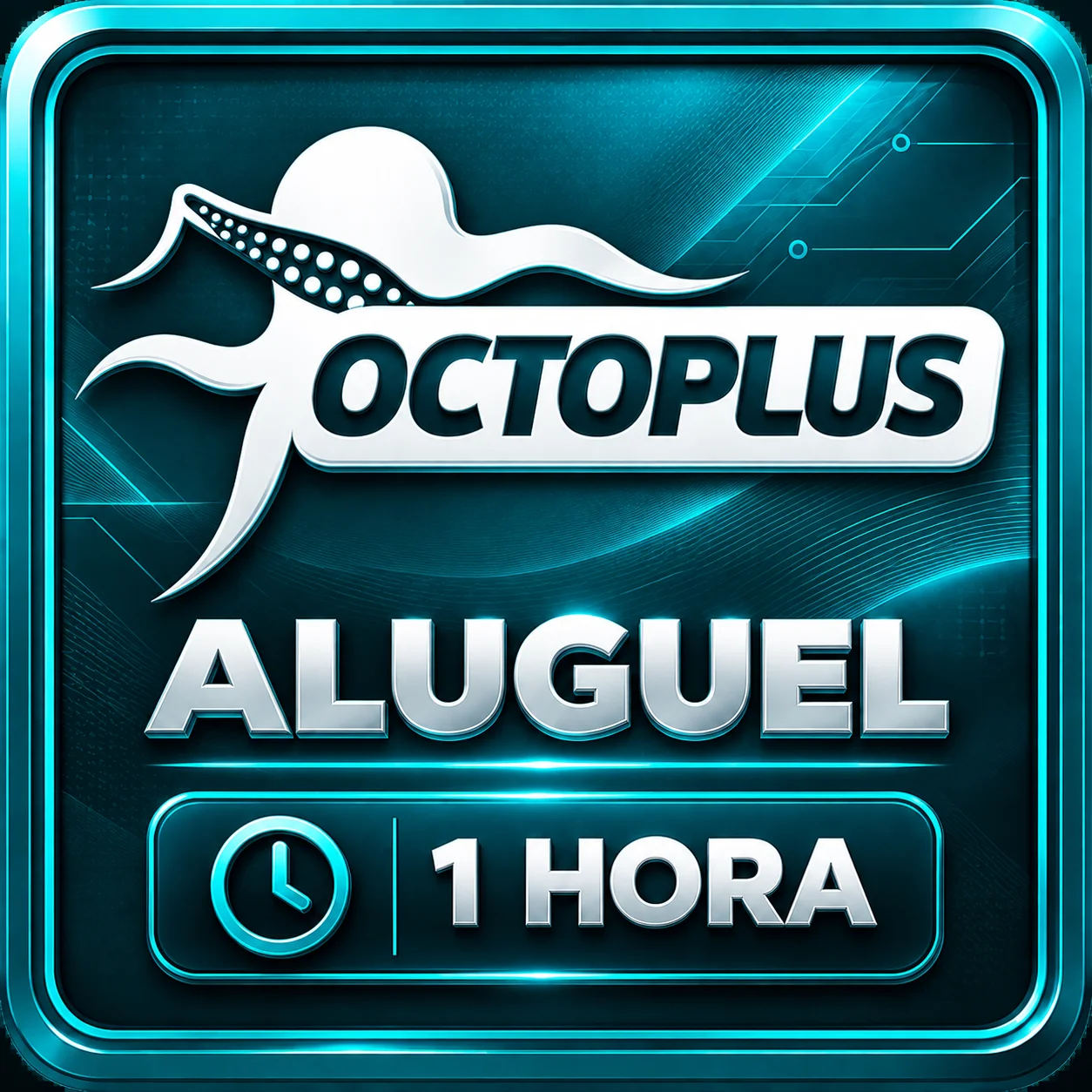 # ALUGUEL OCTOPLUS 1 HORA ✔️ 9:00 ás 22H